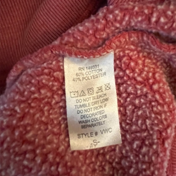 Oceanbeach Crew Red Graphic Soft Sweatshirt San Diego Size: Small - Picture 5 of 6